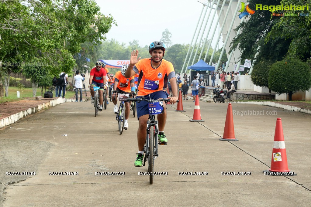 Triathlon 2017 by The Great Hyderabad Adventure Club at Gachibowli Stadium