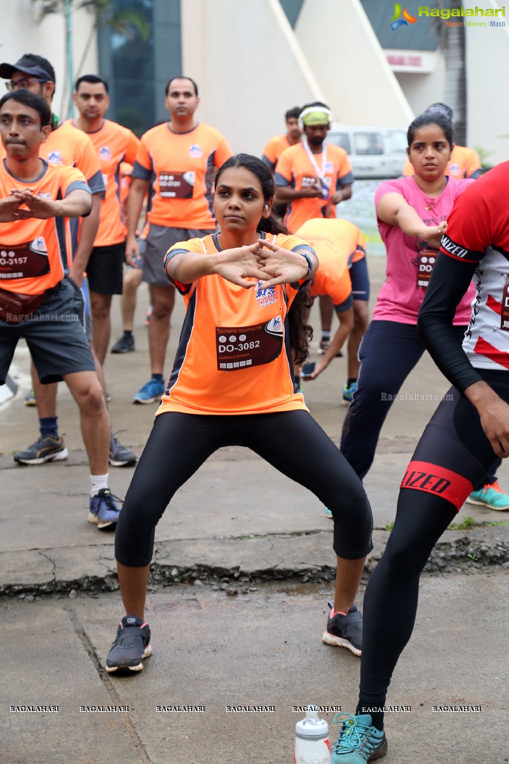 Triathlon 2017 by The Great Hyderabad Adventure Club at Gachibowli Stadium