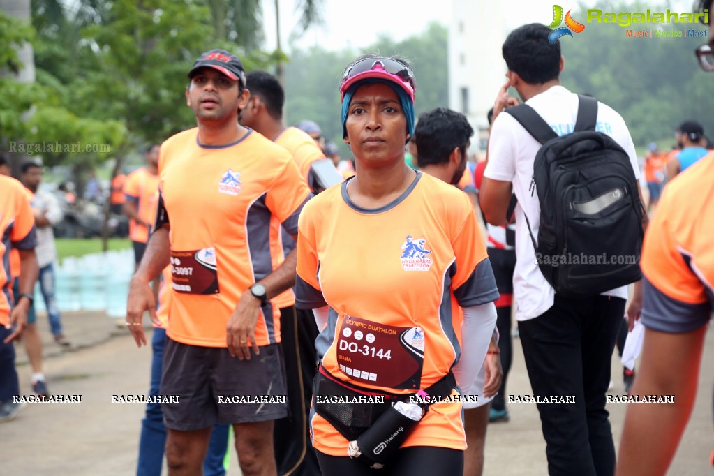 Triathlon 2017 by The Great Hyderabad Adventure Club at Gachibowli Stadium