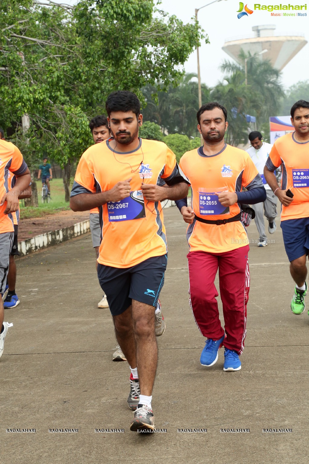 Triathlon 2017 by The Great Hyderabad Adventure Club at Gachibowli Stadium