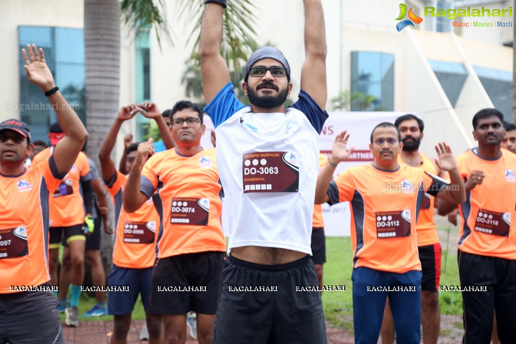 Triathlon 2017 by The Great Hyderabad Adventure Club at Gachibowli Stadium