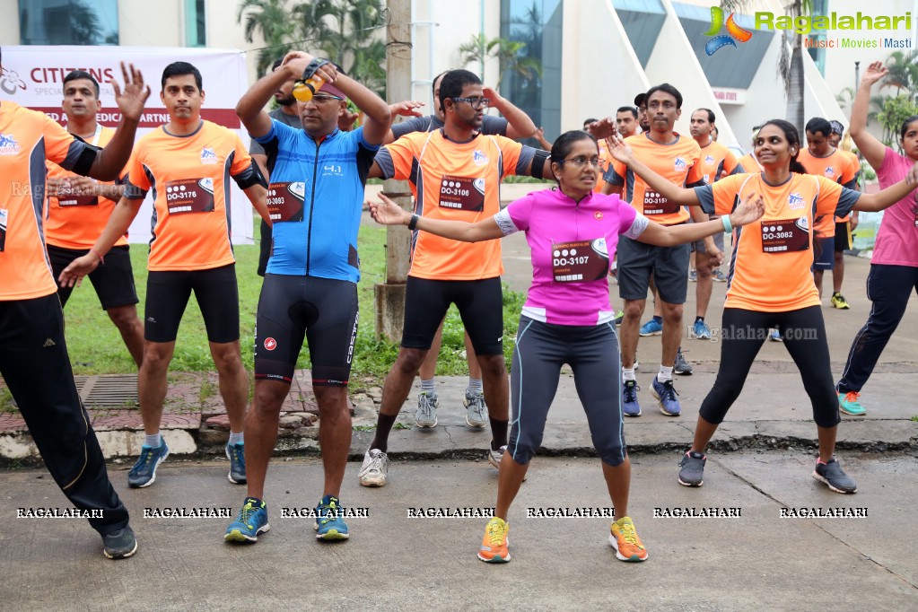 Triathlon 2017 by The Great Hyderabad Adventure Club at Gachibowli Stadium