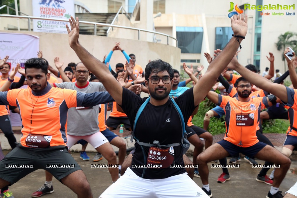 Triathlon 2017 by The Great Hyderabad Adventure Club at Gachibowli Stadium