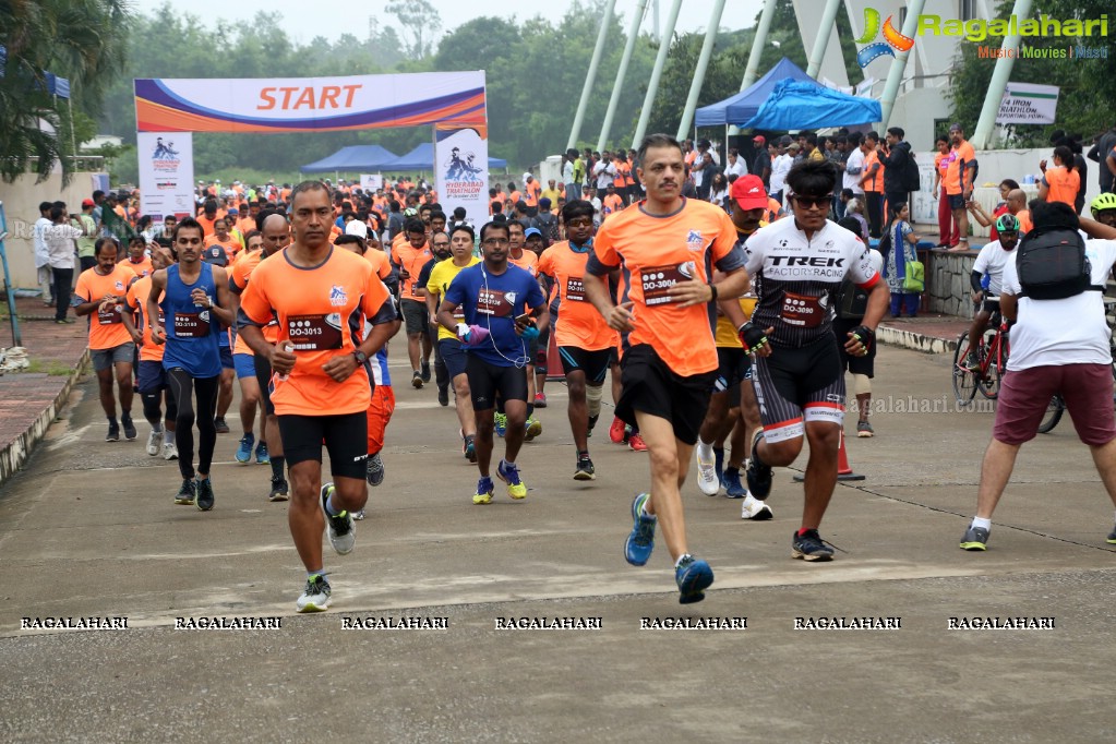 Triathlon 2017 by The Great Hyderabad Adventure Club at Gachibowli Stadium