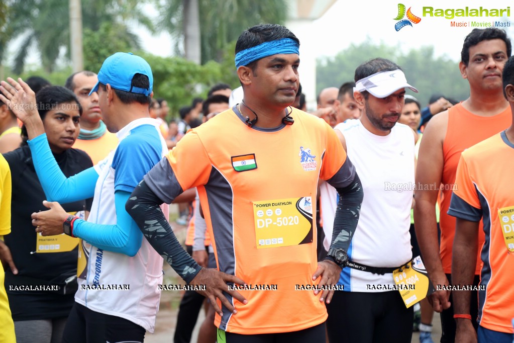 Triathlon 2017 by The Great Hyderabad Adventure Club at Gachibowli Stadium