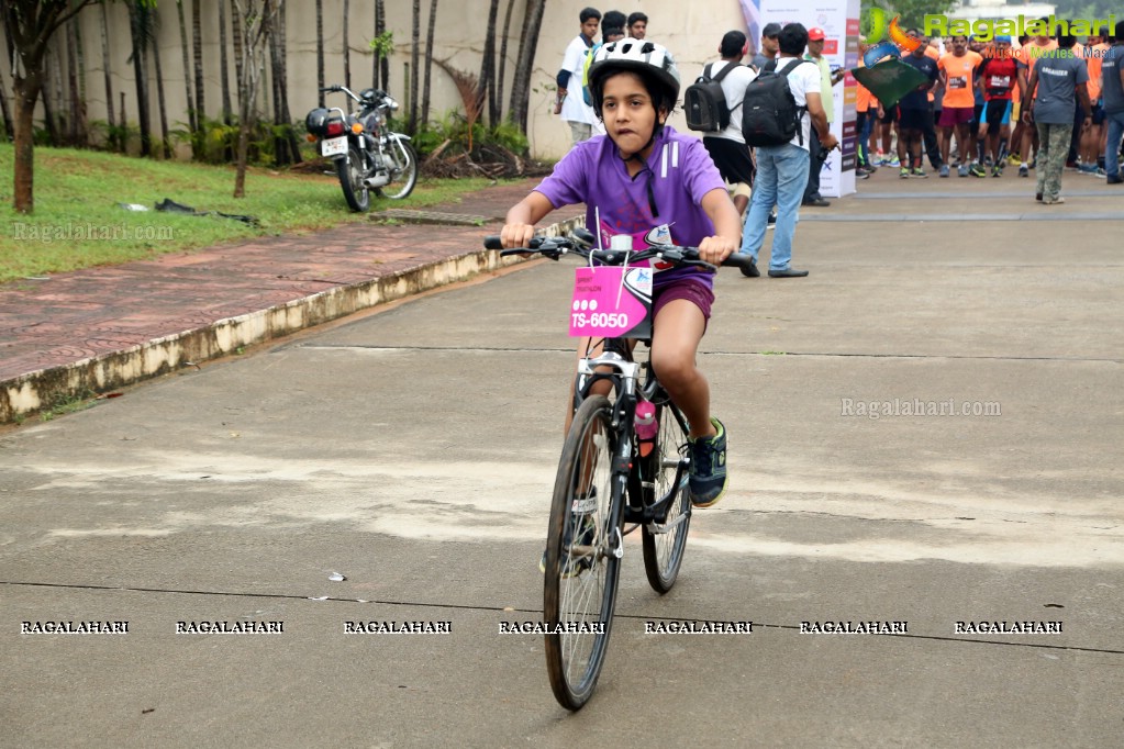 Triathlon 2017 by The Great Hyderabad Adventure Club at Gachibowli Stadium