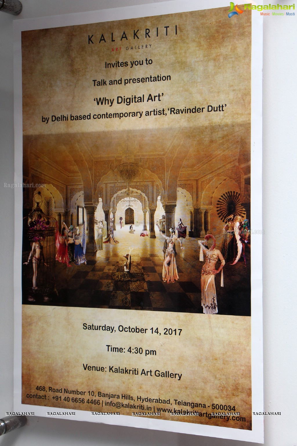 Why Digital Art - A Talk Show by Ravinder Dutt at Kalakriti Art Gallery