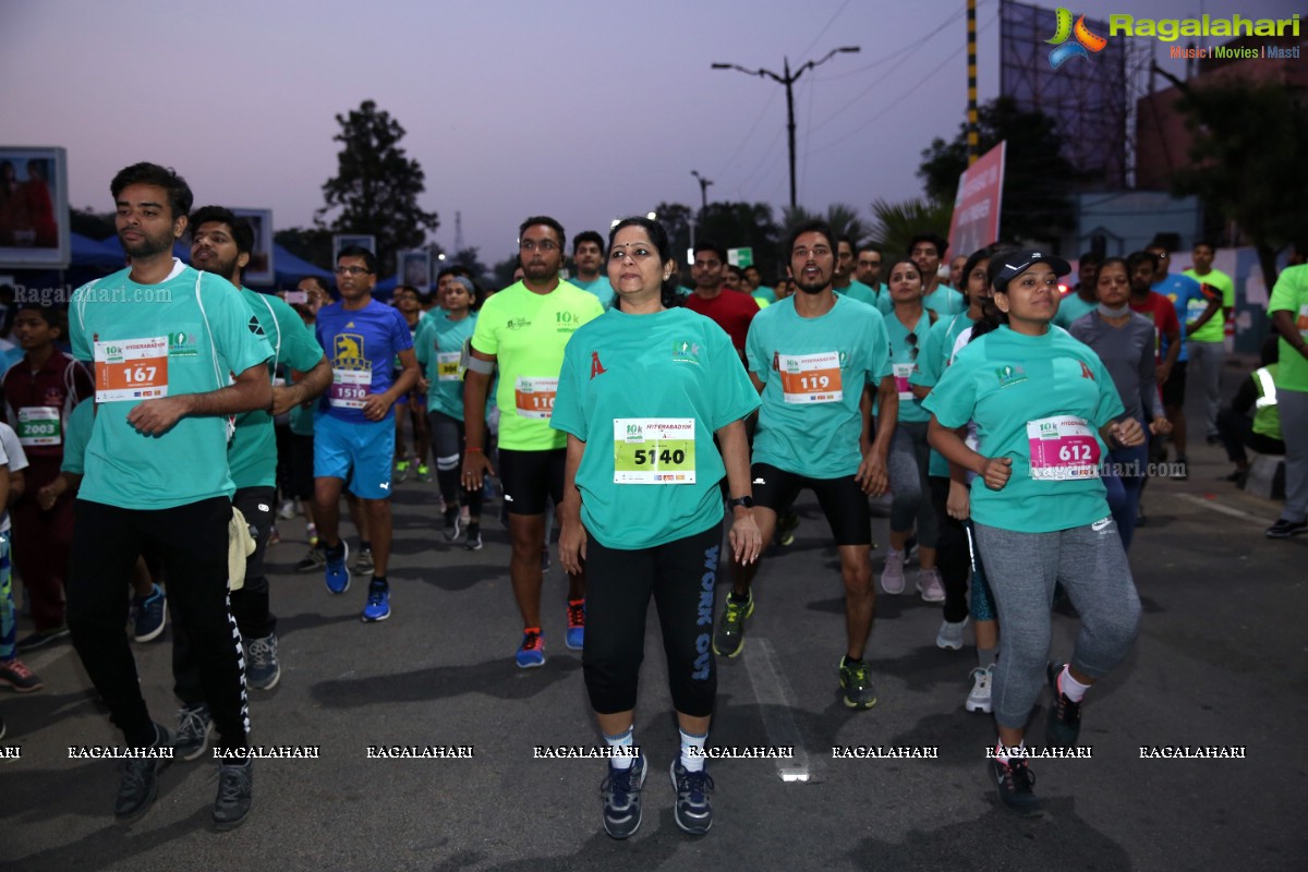 10K INTENCITY RUN 2018 - People's Plaza, Necklace Road - Hyderabad