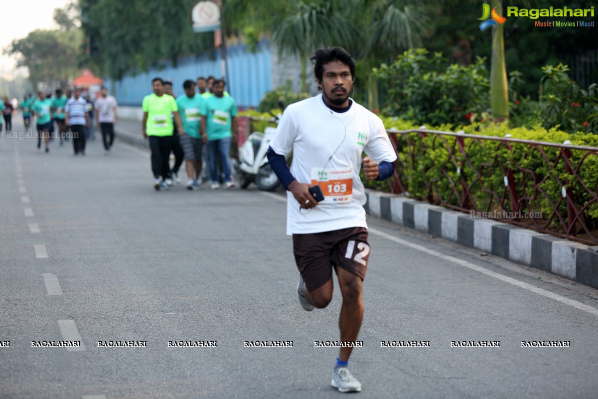 10K INTENCITY RUN 2018 - People's Plaza, Necklace Road - Hyderabad