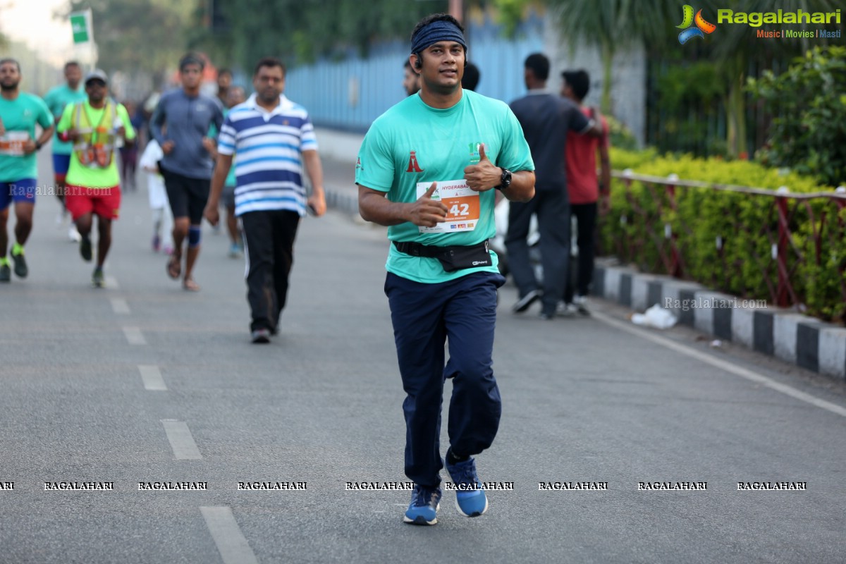 10K INTENCITY RUN 2018 - People's Plaza, Necklace Road - Hyderabad