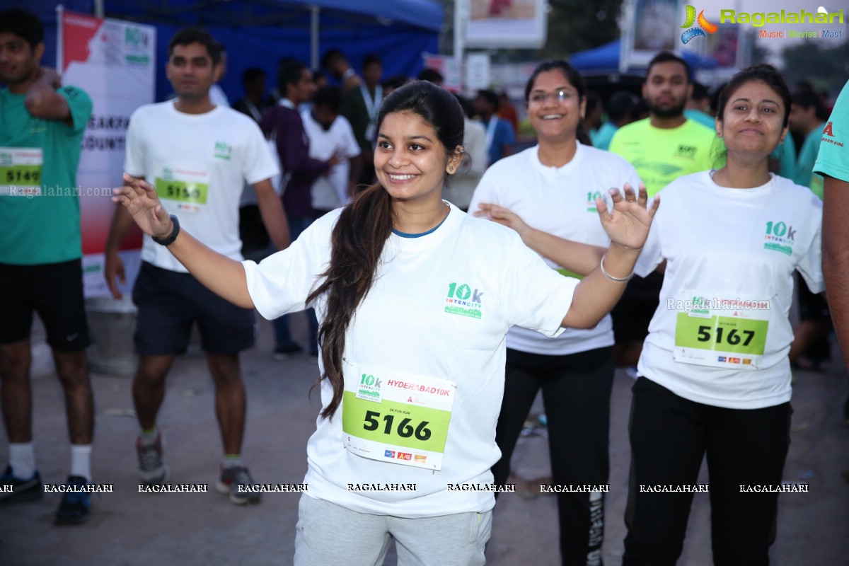 10K INTENCITY RUN 2018 - People's Plaza, Necklace Road - Hyderabad