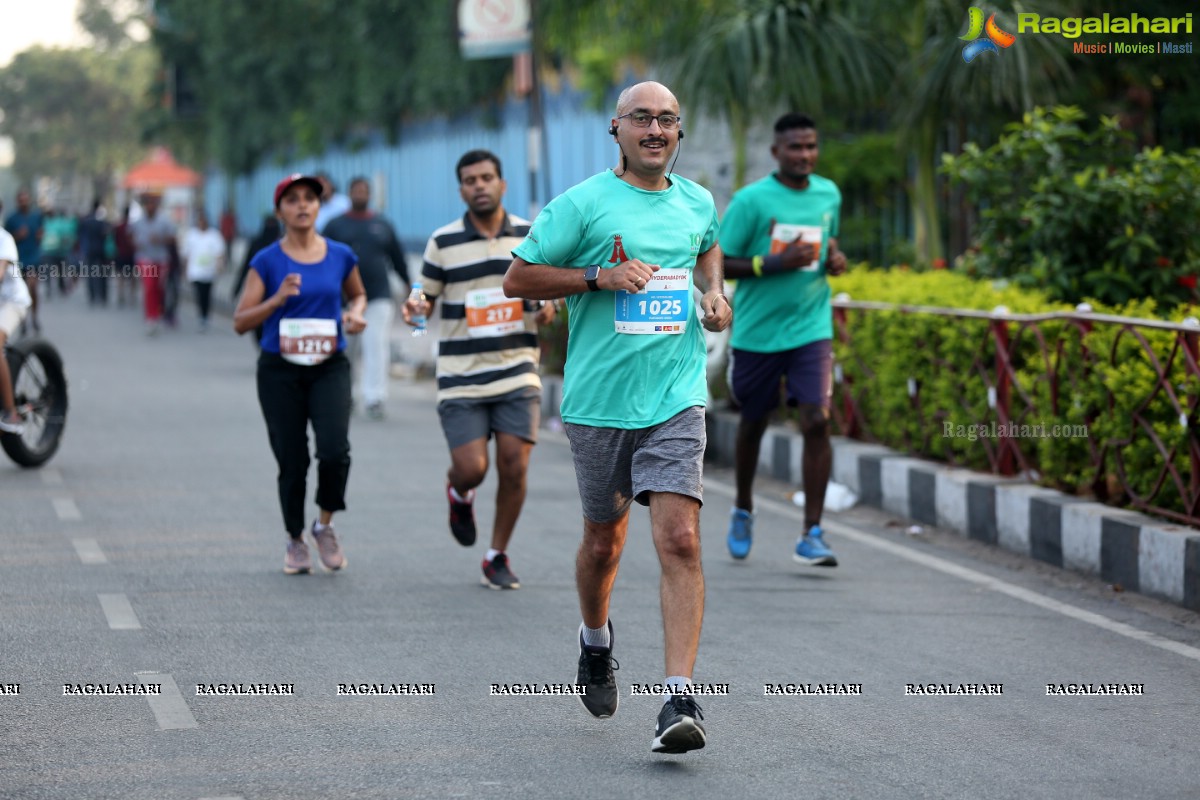 10K INTENCITY RUN 2018 - People's Plaza, Necklace Road - Hyderabad