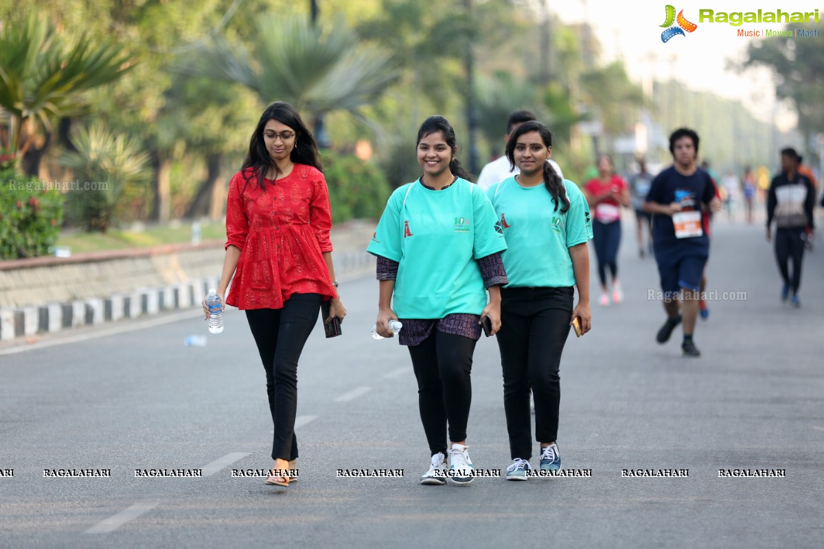 10K INTENCITY RUN 2018 - People's Plaza, Necklace Road - Hyderabad