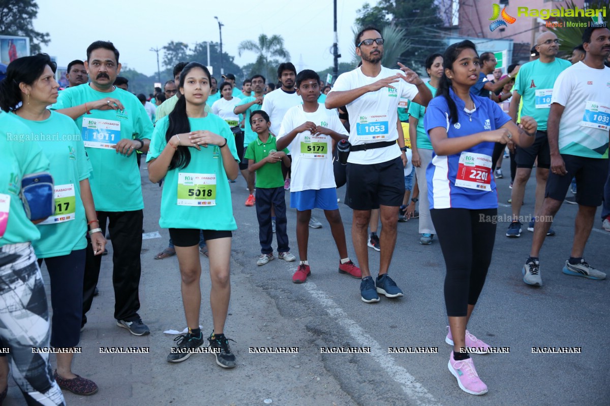 10K INTENCITY RUN 2018 - People's Plaza, Necklace Road - Hyderabad