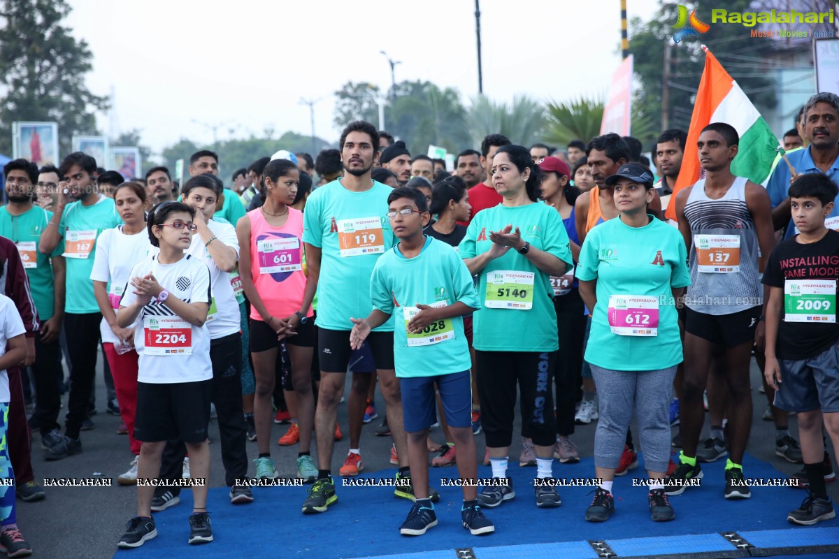 10K INTENCITY RUN 2018 - People's Plaza, Necklace Road - Hyderabad