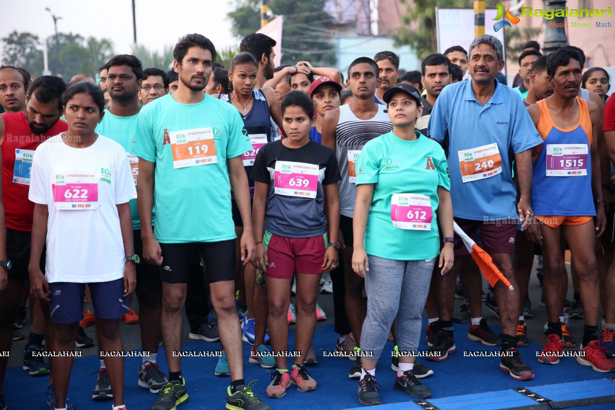 10K INTENCITY RUN 2018 - People's Plaza, Necklace Road - Hyderabad