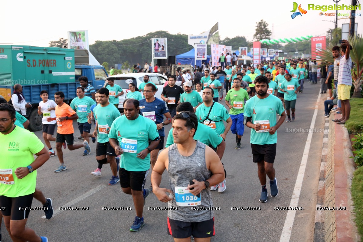 10K INTENCITY RUN 2018 - People's Plaza, Necklace Road - Hyderabad