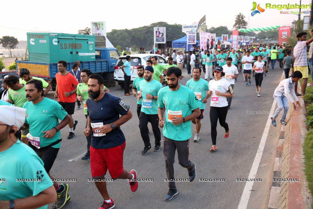 10K INTENCITY RUN 2018 - People's Plaza, Necklace Road - Hyderabad