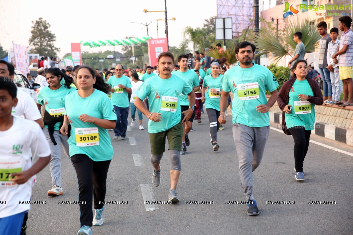 10K INTENCITY RUN 2018 - People's Plaza, Necklace Road - Hyderabad