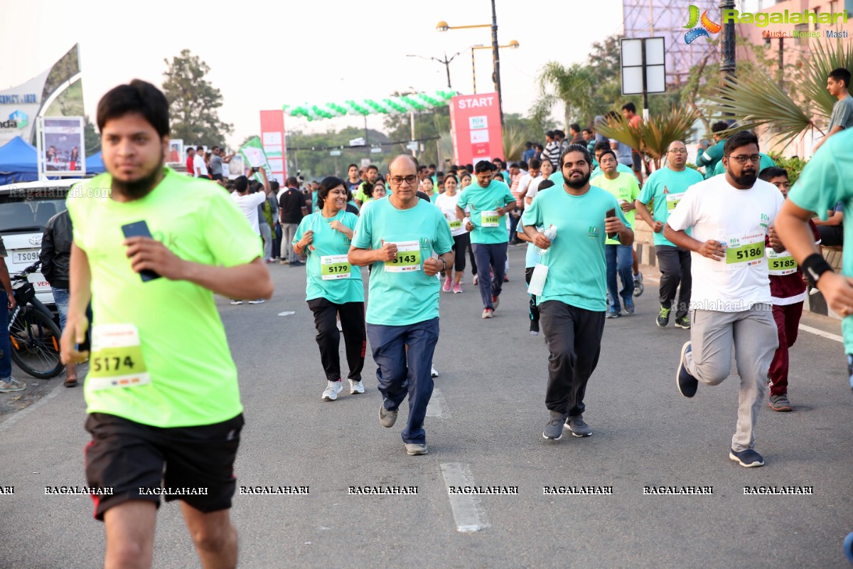 10K INTENCITY RUN 2018 - People's Plaza, Necklace Road - Hyderabad