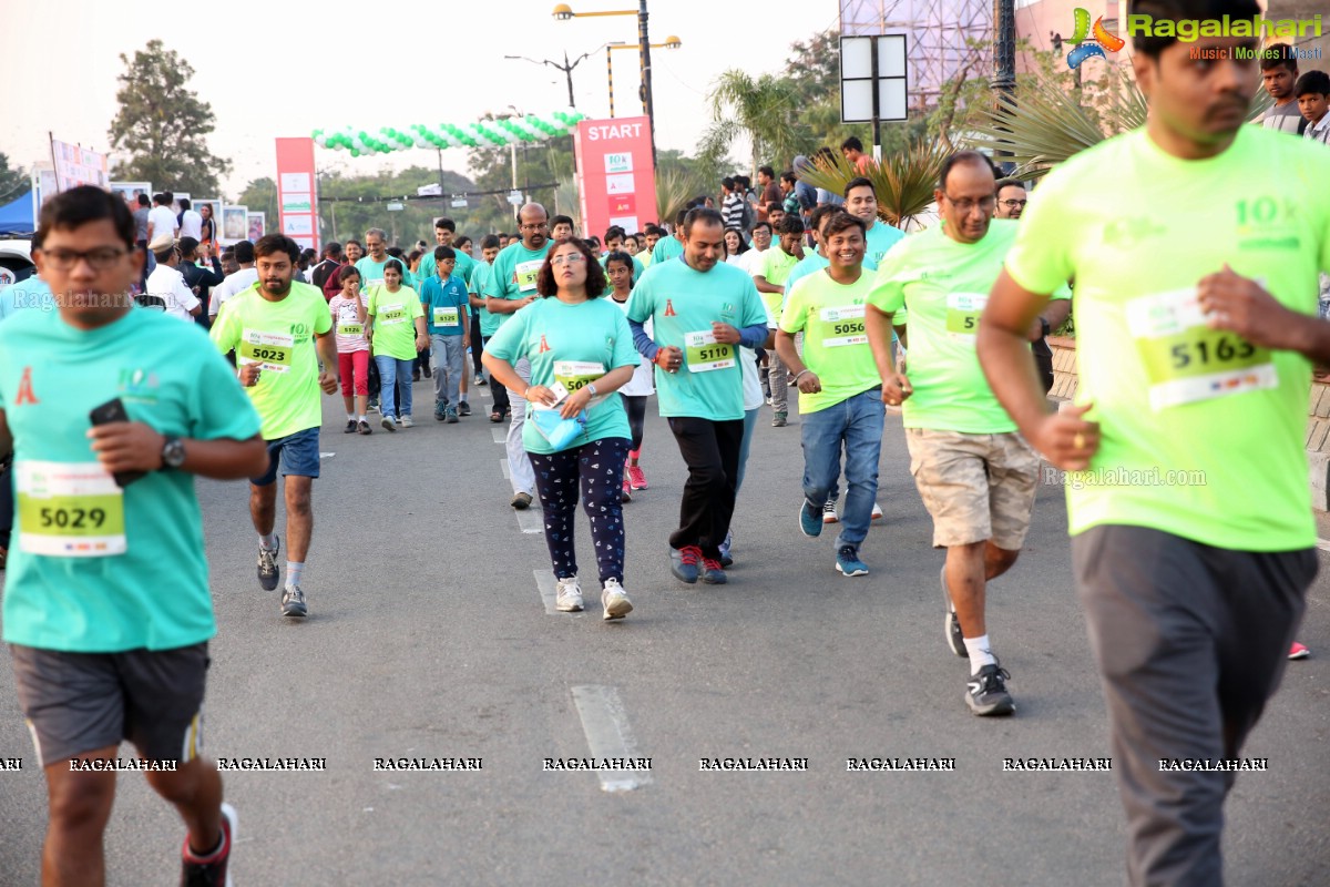 10K INTENCITY RUN 2018 - People's Plaza, Necklace Road - Hyderabad