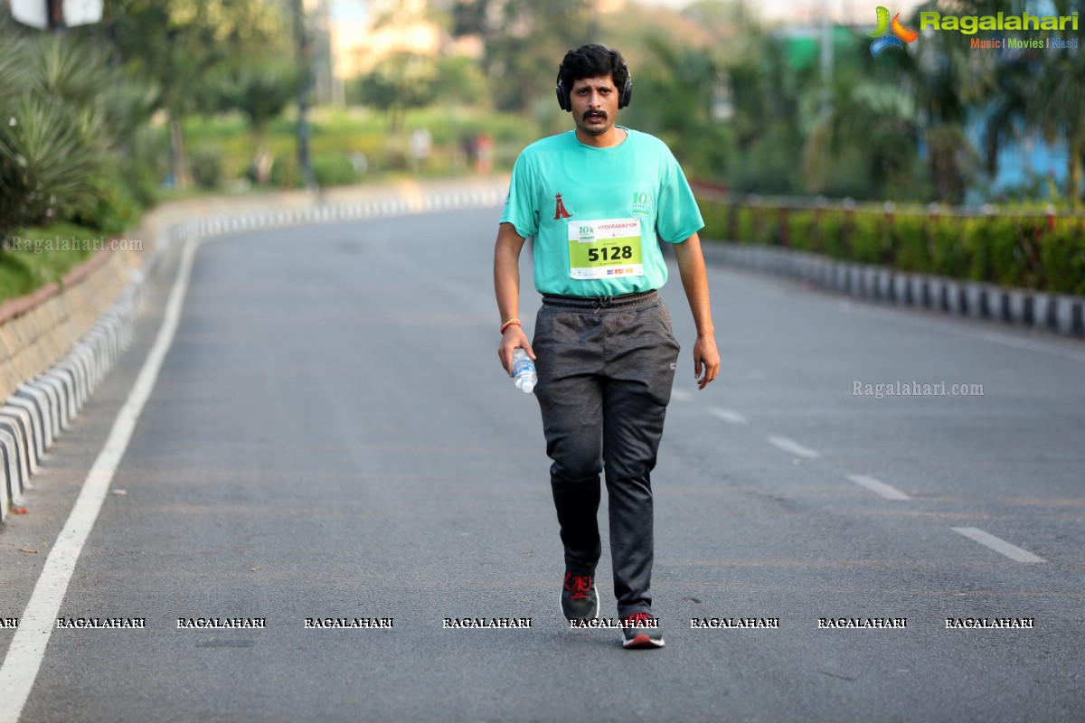 10K INTENCITY RUN 2018 - People's Plaza, Necklace Road - Hyderabad