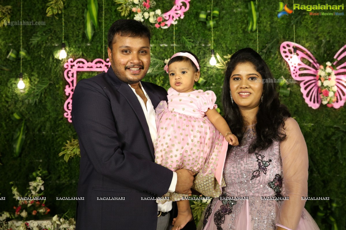 Vamsi Deepak & Swetchha's Daughter Anika's 1st Birthday Bash @ Banyan - N Convention