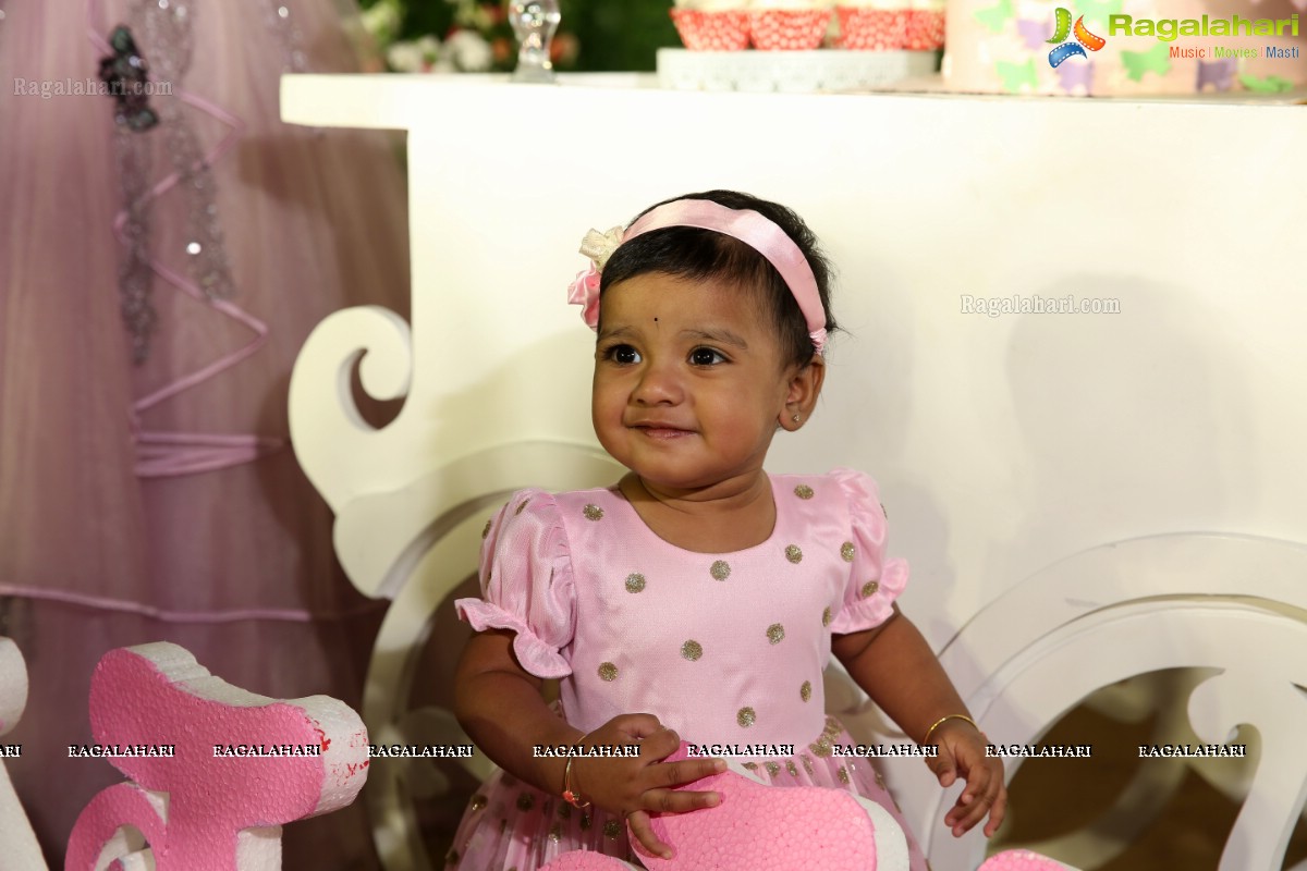 Vamsi Deepak & Swetchha's Daughter Anika's 1st Birthday Bash @ Banyan - N Convention