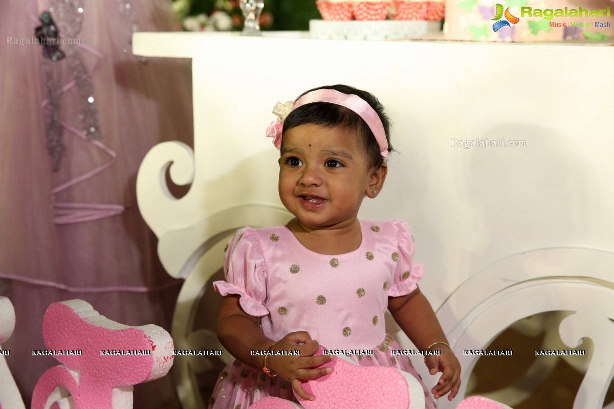 Vamsi Deepak & Swetchha's Daughter Anika's 1st Birthday Bash @ Banyan - N Convention