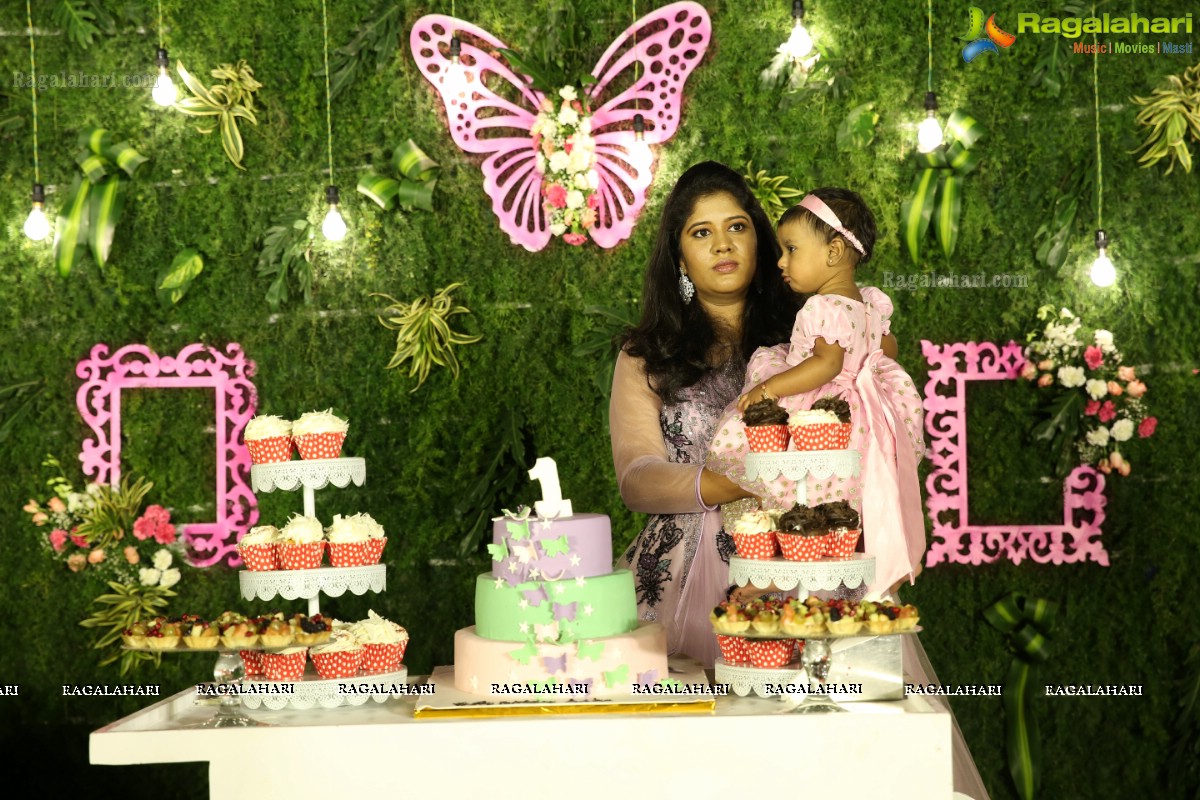 Vamsi Deepak & Swetchha's Daughter Anika's 1st Birthday Bash @ Banyan - N Convention