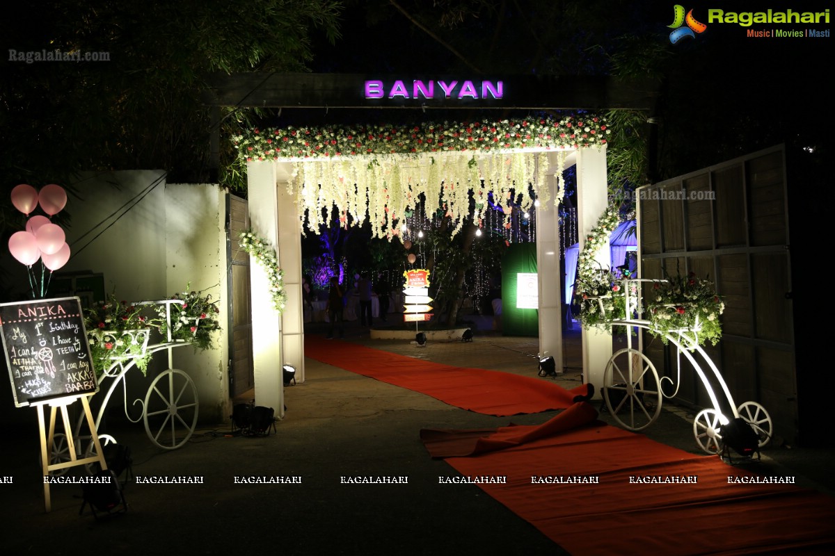 Vamsi Deepak & Swetchha's Daughter Anika's 1st Birthday Bash @ Banyan - N Convention