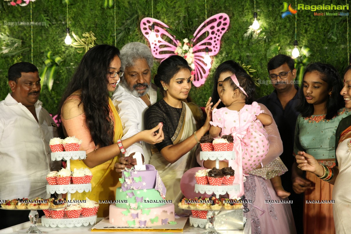 Vamsi Deepak & Swetchha's Daughter Anika's 1st Birthday Bash @ Banyan - N Convention