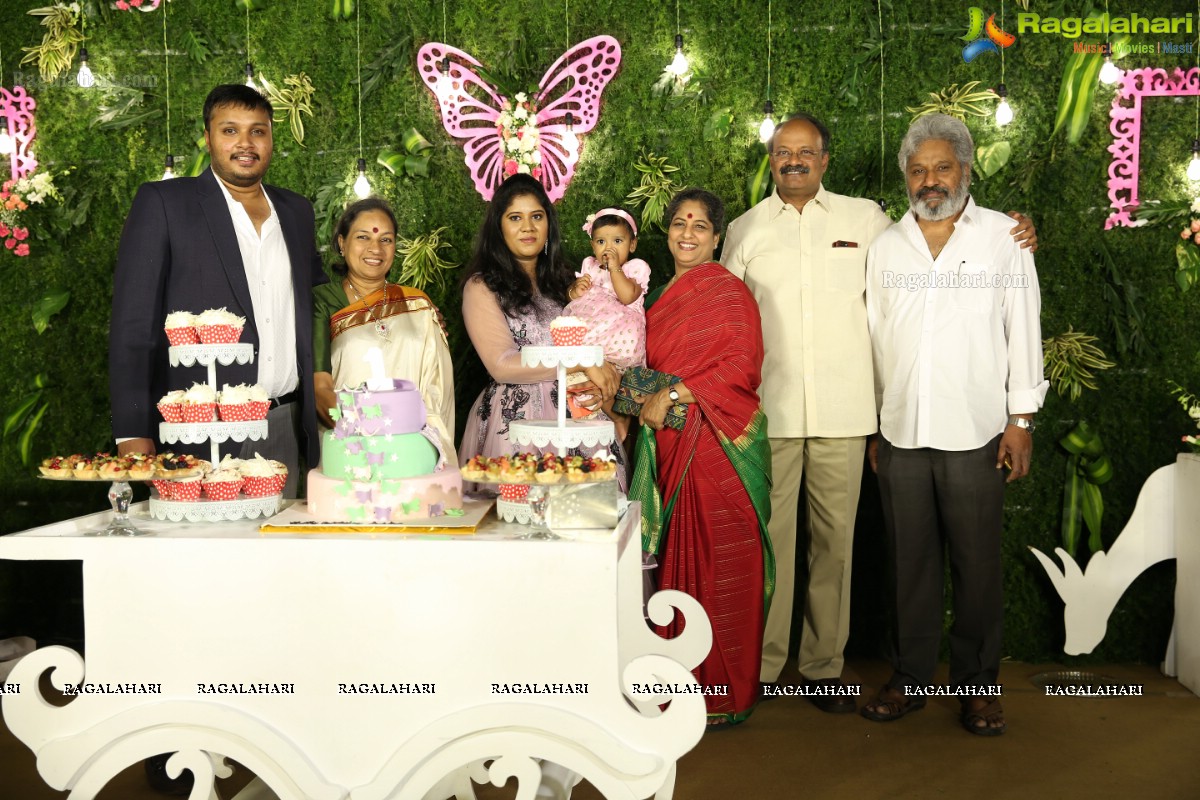 Vamsi Deepak & Swetchha's Daughter Anika's 1st Birthday Bash @ Banyan - N Convention