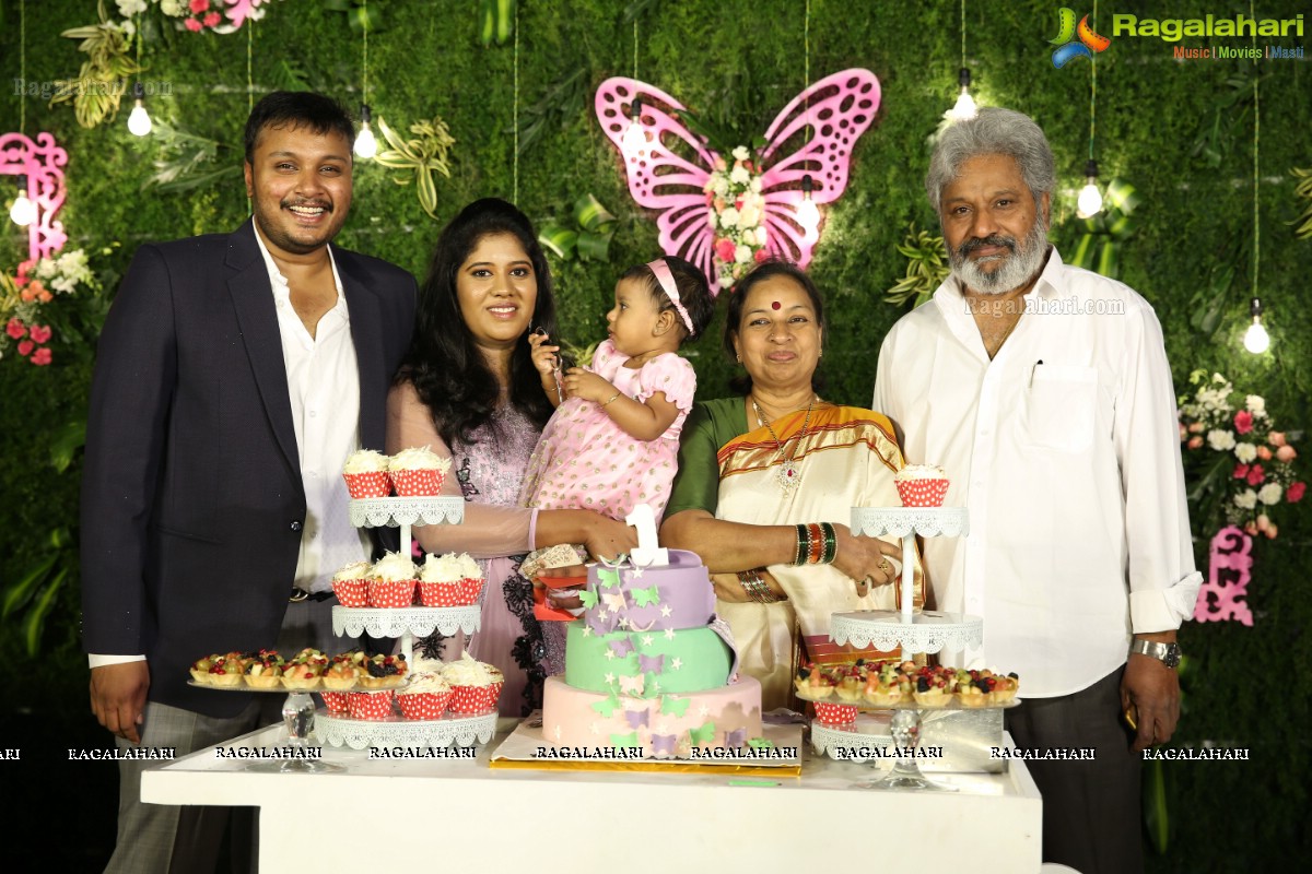 Vamsi Deepak & Swetchha's Daughter Anika's 1st Birthday Bash @ Banyan - N Convention