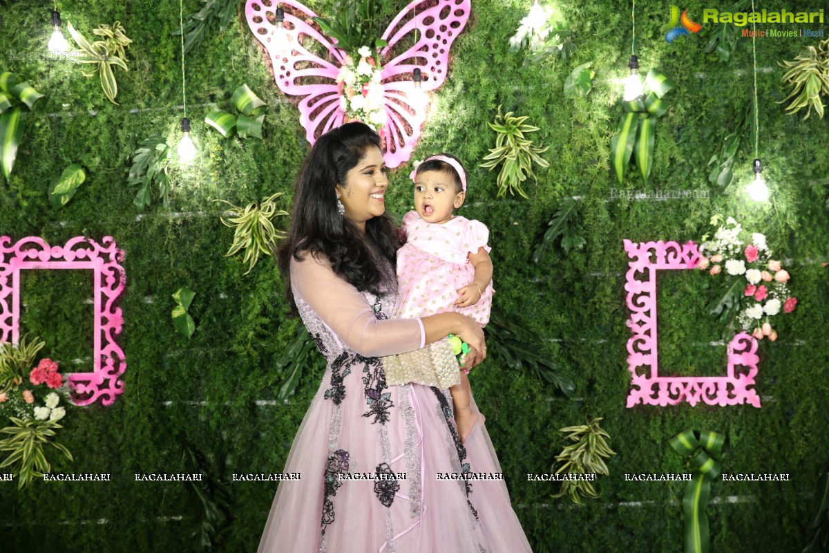 Vamsi Deepak & Swetchha's Daughter Anika's 1st Birthday Bash @ Banyan - N Convention