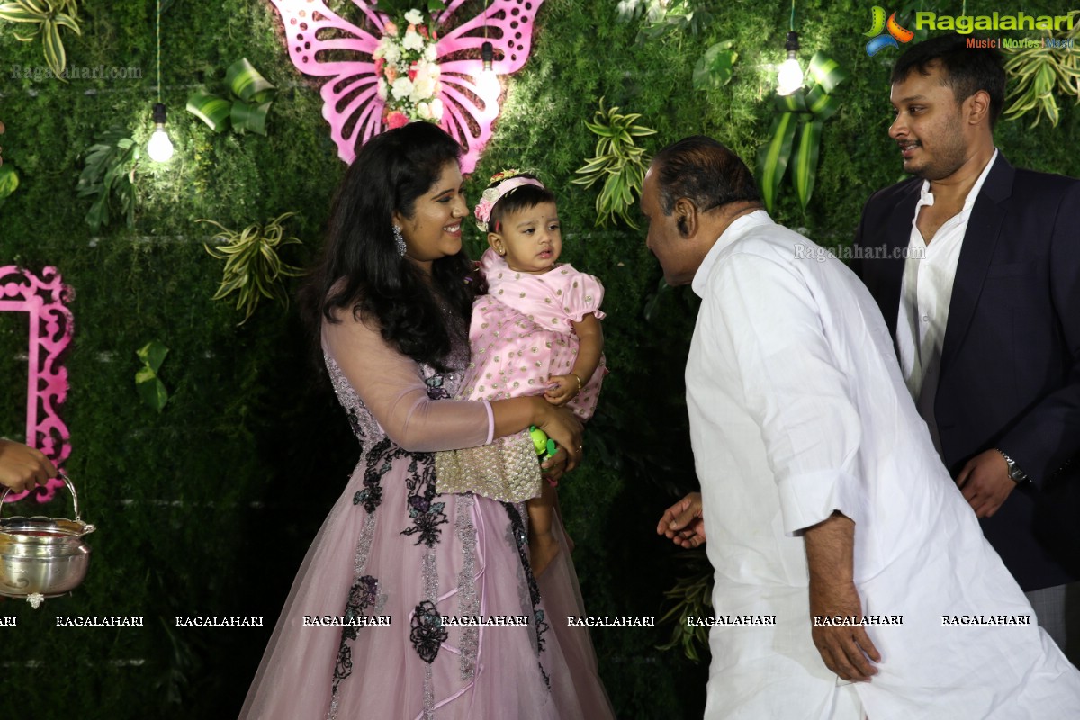 Vamsi Deepak & Swetchha's Daughter Anika's 1st Birthday Bash @ Banyan - N Convention