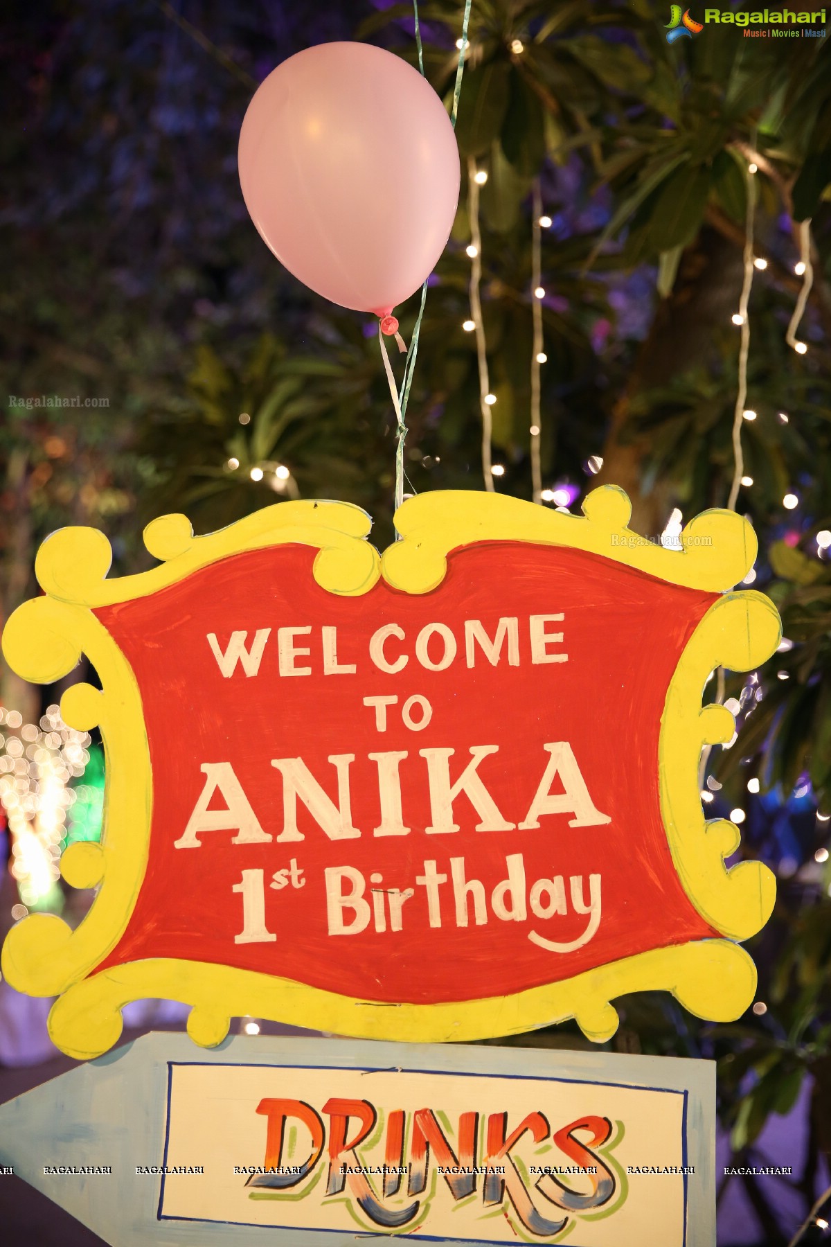 Vamsi Deepak & Swetchha's Daughter Anika's 1st Birthday Bash @ Banyan - N Convention