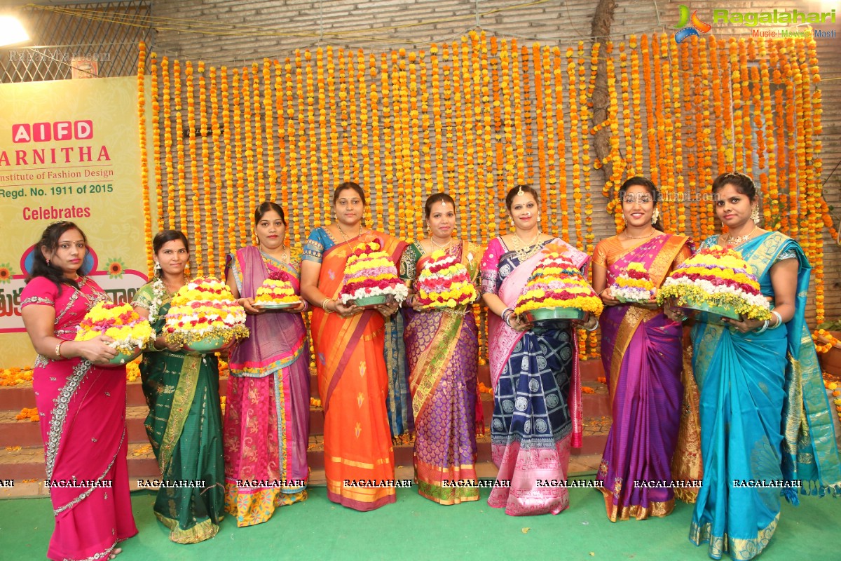 Arnitha Institute of Fashion Design celebrates Batukamma Sambaralu