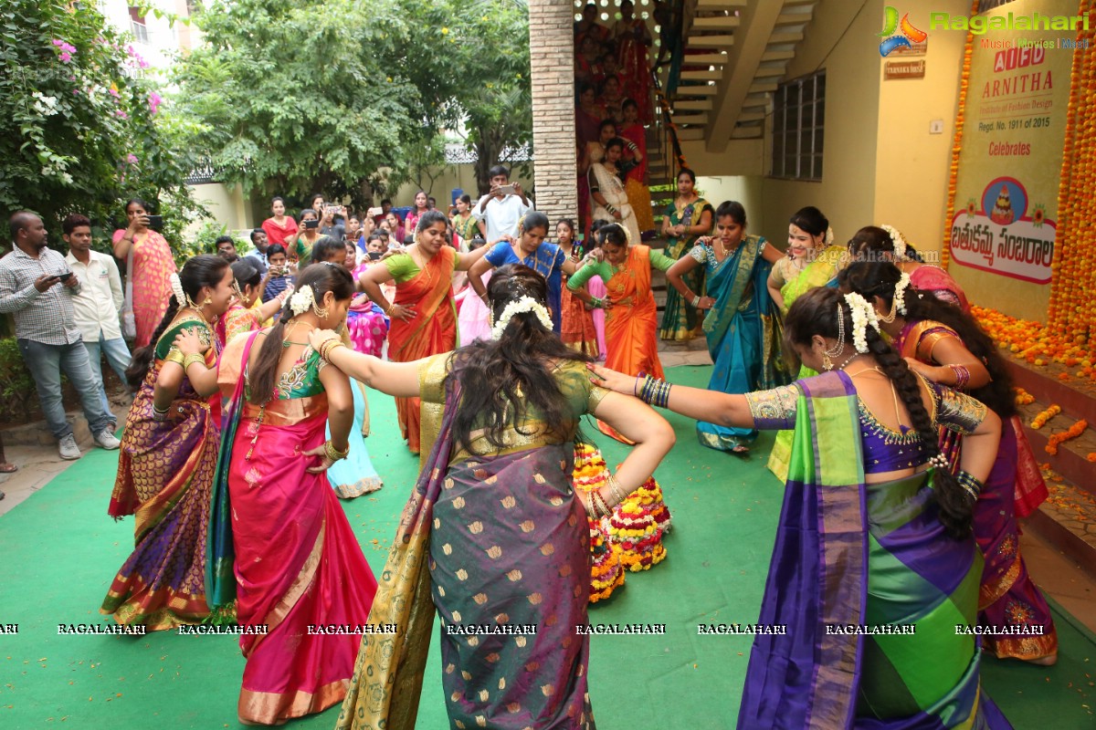 Arnitha Institute of Fashion Design celebrates Batukamma Sambaralu