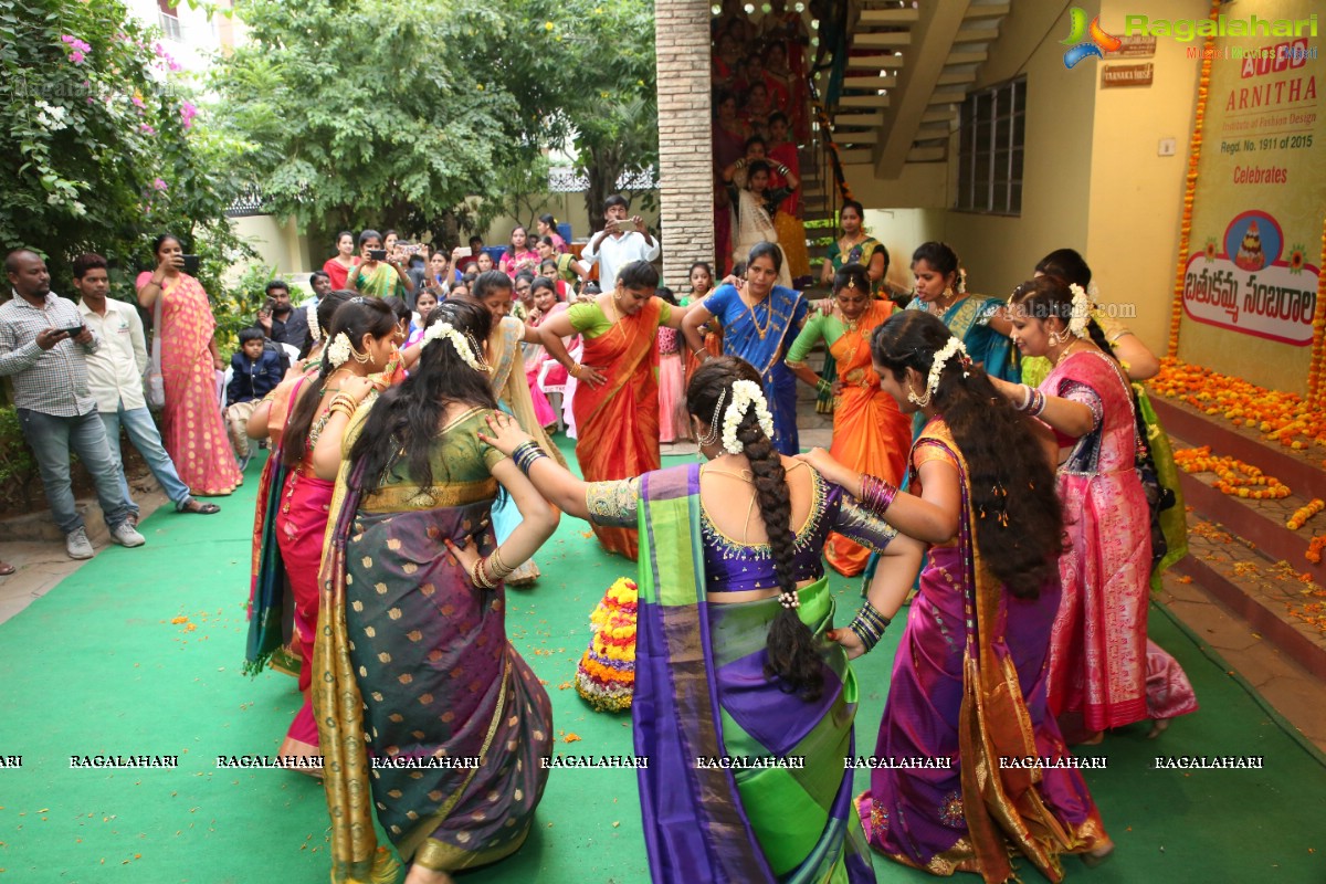 Arnitha Institute of Fashion Design celebrates Batukamma Sambaralu