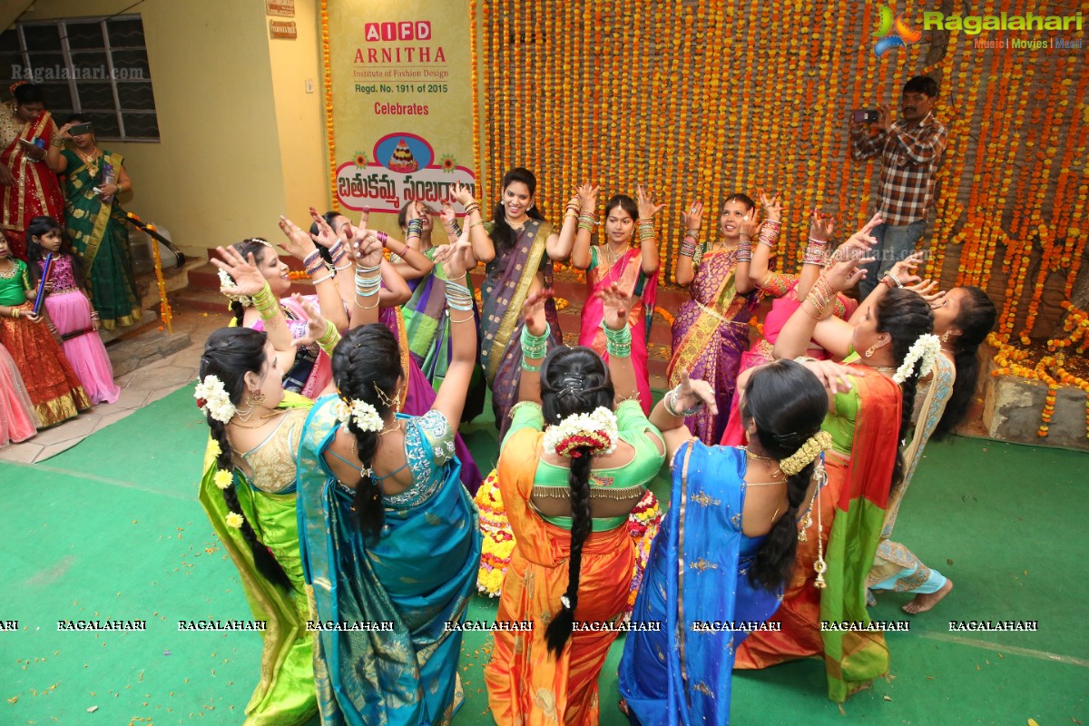 Arnitha Institute of Fashion Design celebrates Batukamma Sambaralu