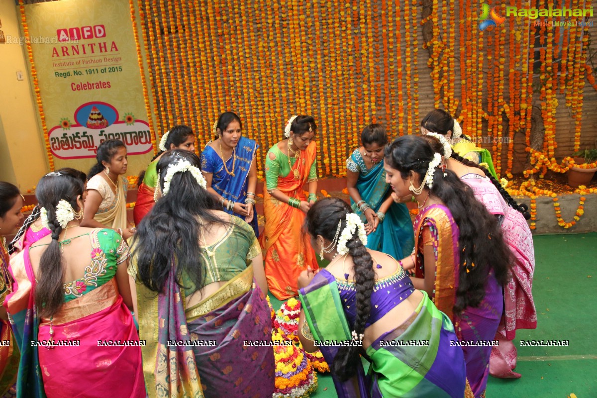 Arnitha Institute of Fashion Design celebrates Batukamma Sambaralu