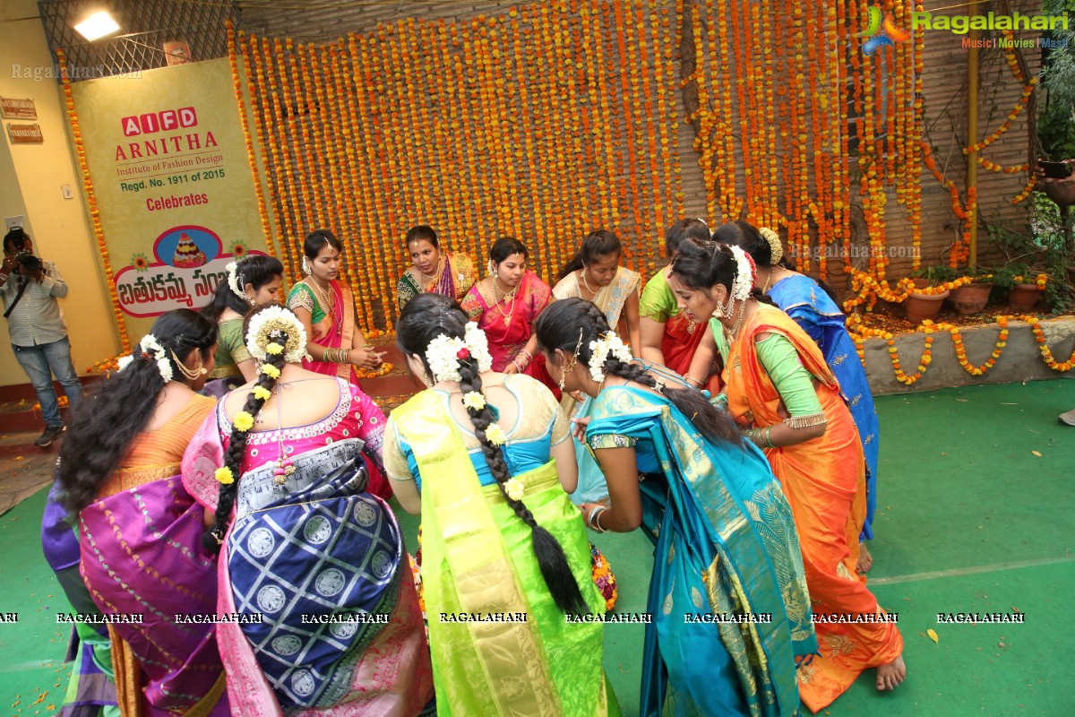 Arnitha Institute of Fashion Design celebrates Batukamma Sambaralu