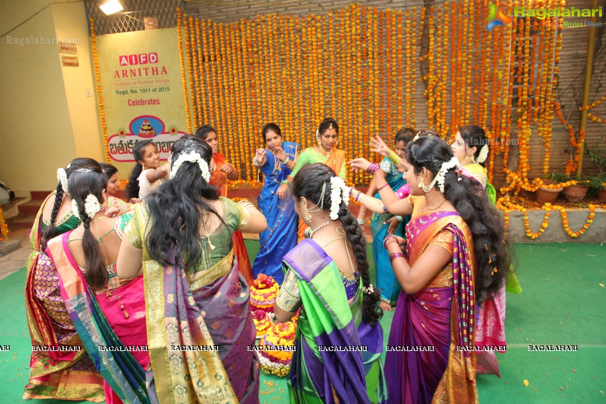 Arnitha Institute of Fashion Design celebrates Batukamma Sambaralu