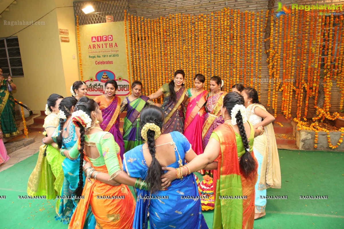 Arnitha Institute of Fashion Design celebrates Batukamma Sambaralu