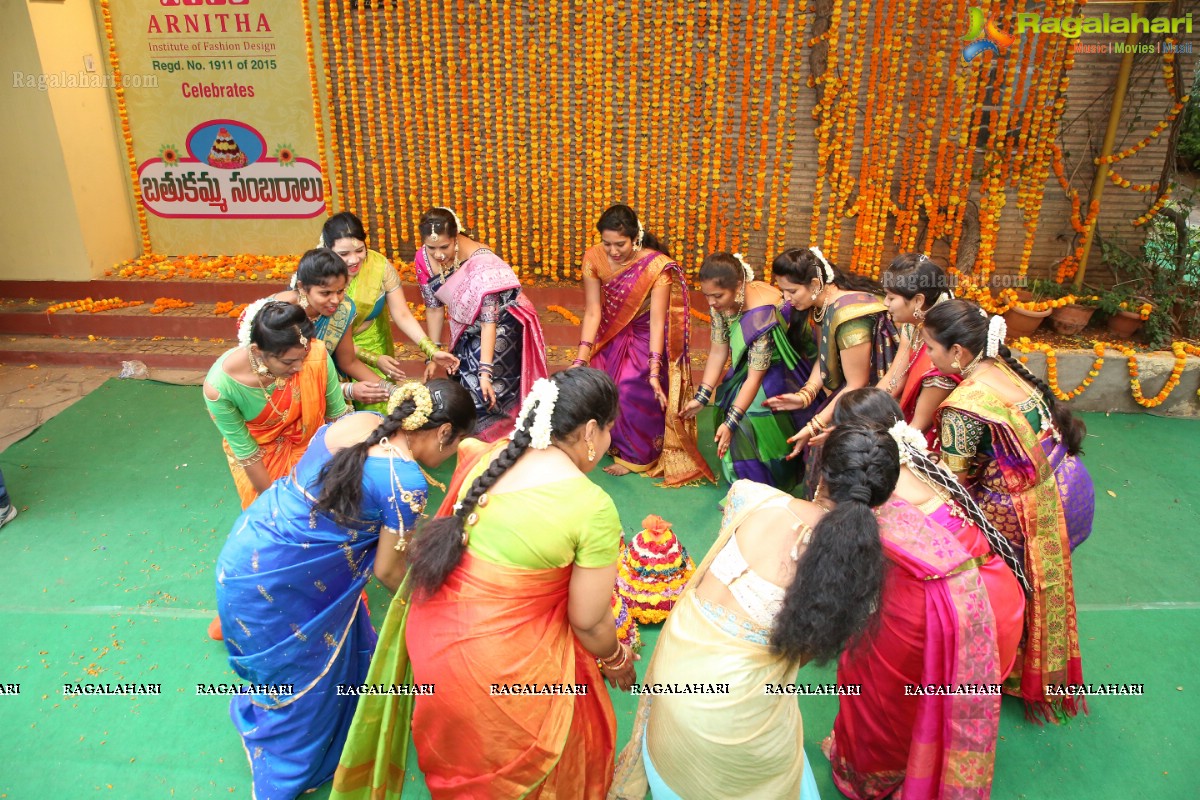 Arnitha Institute of Fashion Design celebrates Batukamma Sambaralu