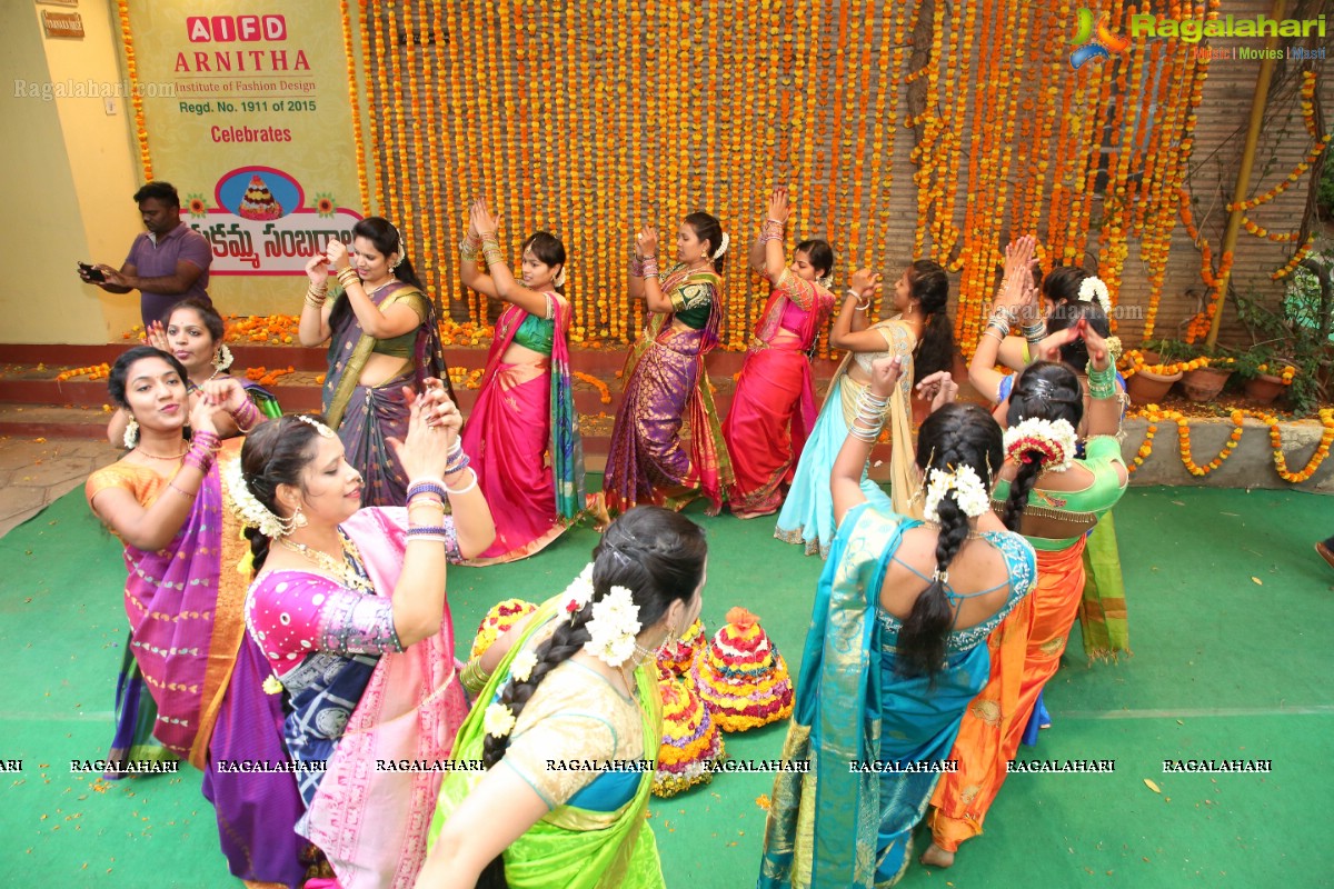 Arnitha Institute of Fashion Design celebrates Batukamma Sambaralu