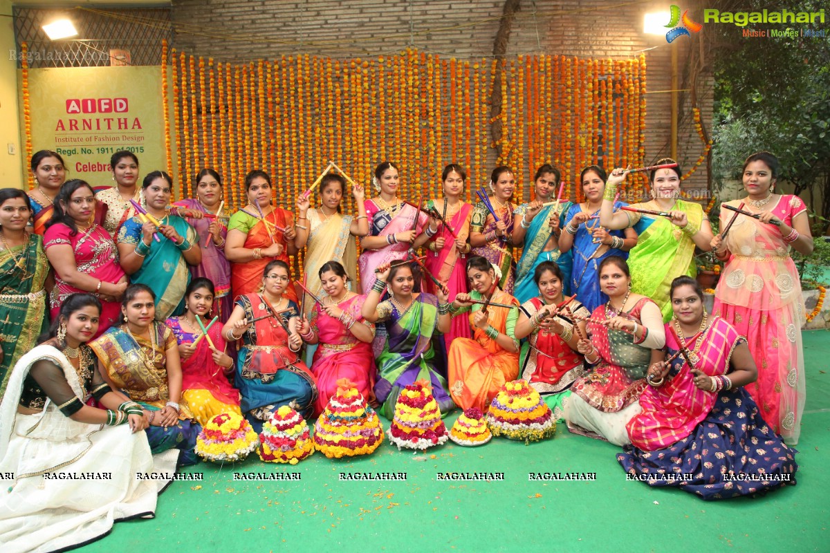 Arnitha Institute of Fashion Design celebrates Batukamma Sambaralu