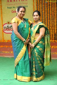 Arnitha Institute of Fashion Design Batukamma Sambaralu