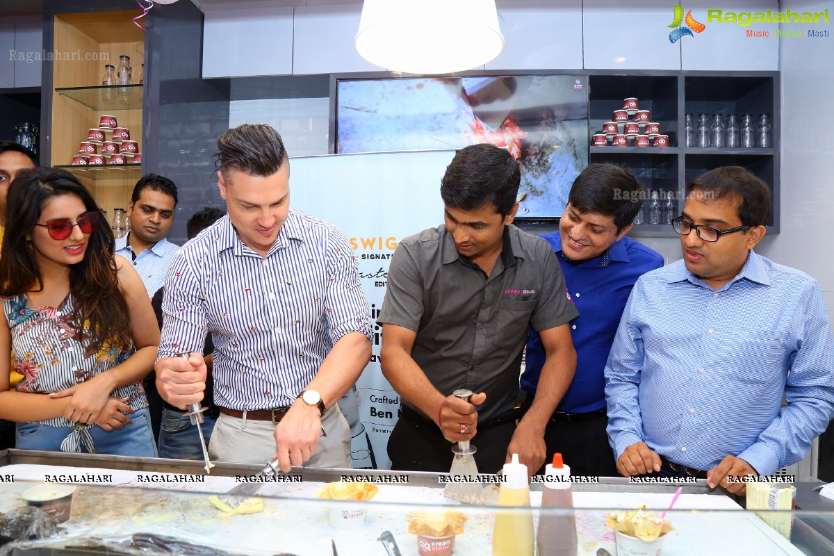 Creamstone Ice Creams in Association with Swiggy and Ben Ungerman